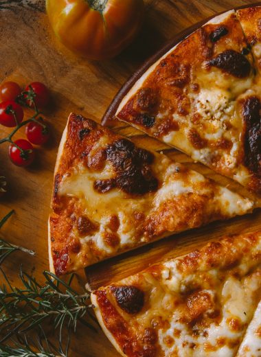 quick and easy homemade pizza recipe dough sauce and veggie toppings
