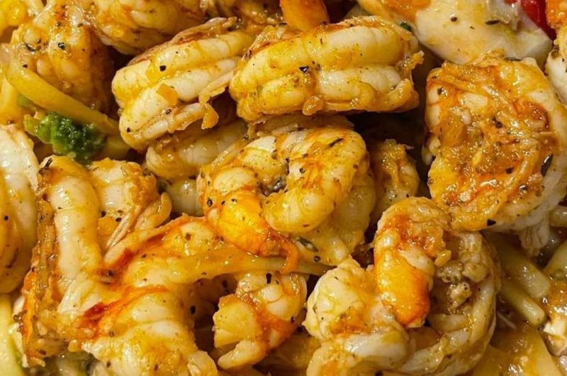 quick and easy shrimp and chicken stir fry recipe or healthy and delicious