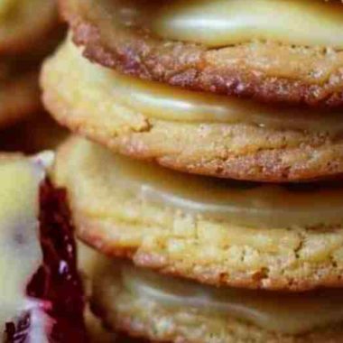 raspberry thumbprint cookies with lemon glaze a perfect blend of sweet and tangy