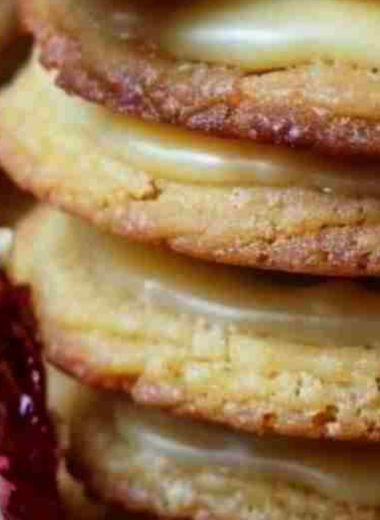 raspberry thumbprint cookies with lemon glaze a perfect blend of sweet and tangy
