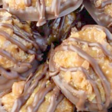 samoa truffles recipe irresistible coconut caramel chocolate treats