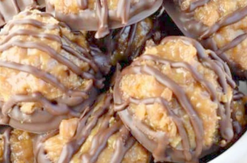 samoa truffles recipe irresistible coconut caramel chocolate treats