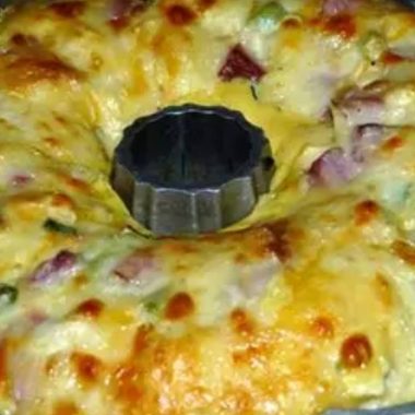 savory ham and cheese bundt cake breakfast bake easy delicious and customizable