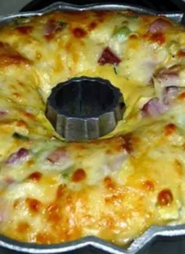 savory ham and cheese bundt cake breakfast bake easy delicious and customizable