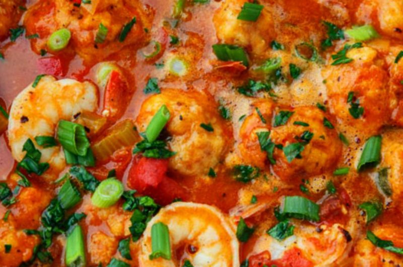shrimp creole soup with bacon and cheddar dumplings a hearty southern comfort food recipe