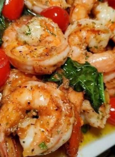 shrimp loaded sweet potato a healthy flavorful meal