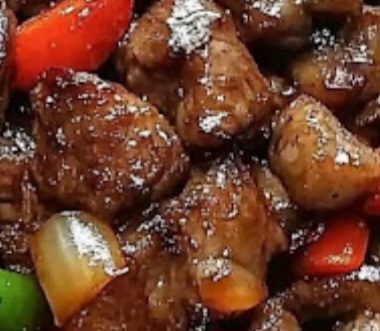 sizzling chinese pepper steak with onions quick flavorful and easy stir fry recipe
