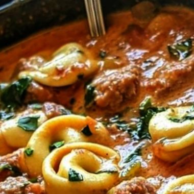 slow cooker creamy tortellini soup a hearty and comforting meal