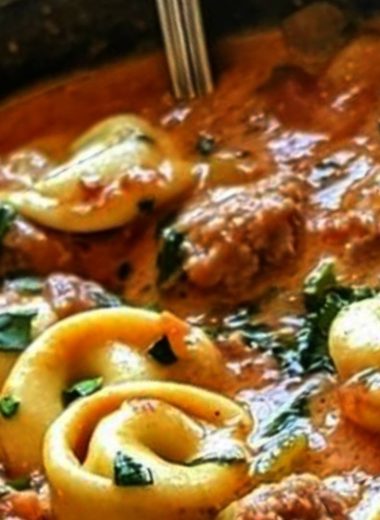 slow cooker creamy tortellini soup a hearty and comforting meal