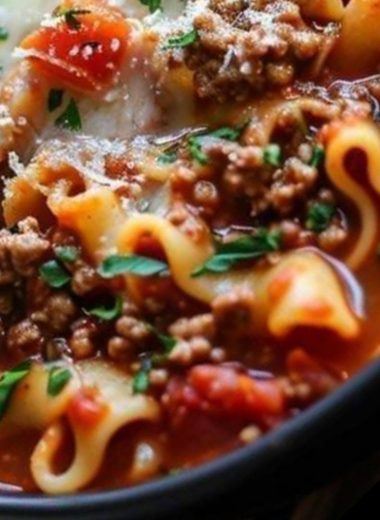 slow cooker lasagna soup easy cheesy and comforting