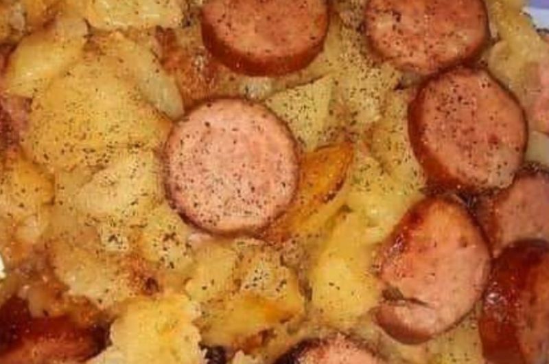 smoky sausage and potato skillet a hearty one pan meal