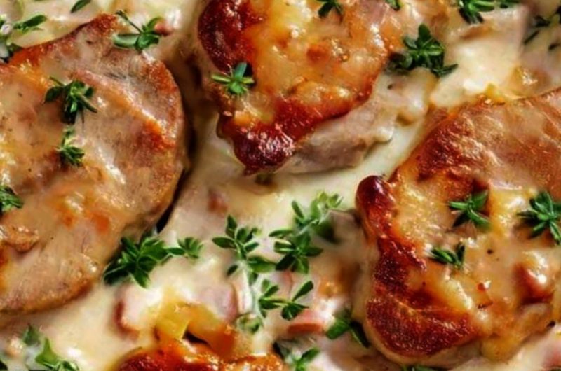 smothered pork chop scalloped potato casserole a hearty comfort food recipe