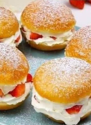 strawberry bombs a sweet crispy and creamy delight