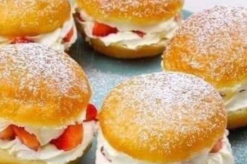 strawberry bombs a sweet crispy and creamy delight
