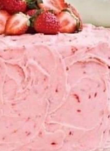 strawberry buttercream cake a delightful dessert recipe