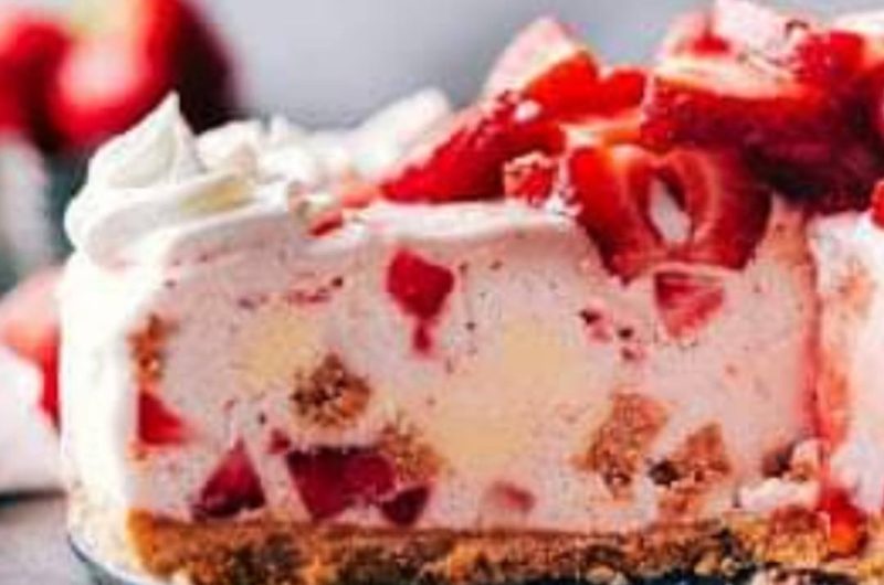strawberry cheesecake ice cream cake recipe a creamy dreamy dessert