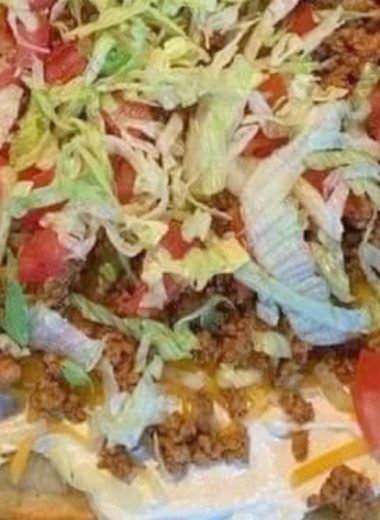 taco pizza recipe a delicious fusion of mexican and italian flavors