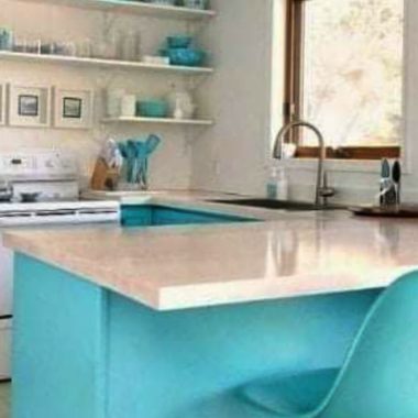 transform your kitchen with 1950s turquoise pyrex dishes a budget friendly vintage makeover