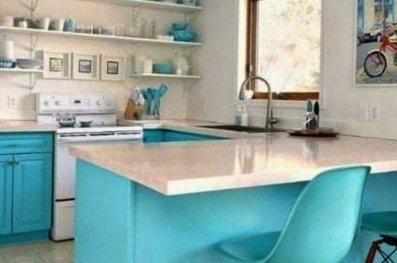transform your kitchen with 1950s turquoise pyrex dishes a budget friendly vintage makeover