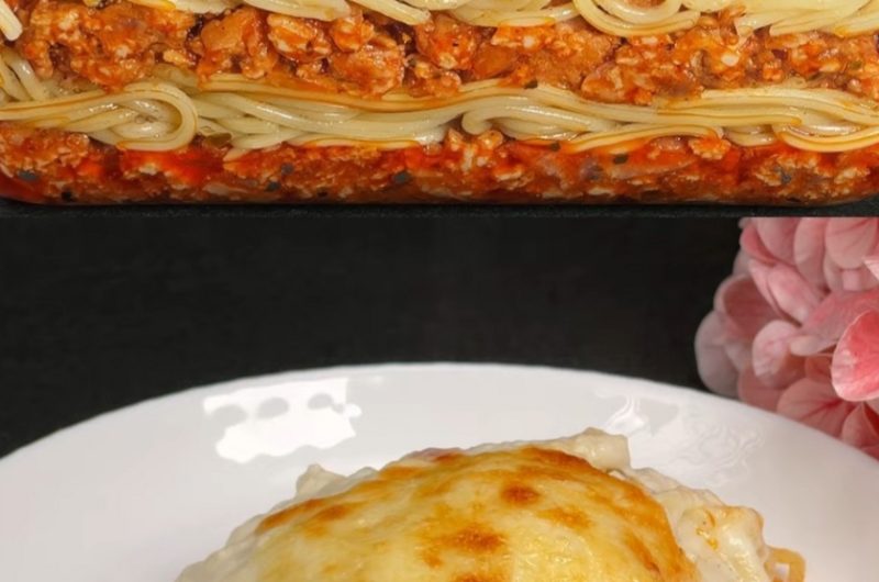 ultimate baked spaghetti with minced beef and bacon a hearty comfort food recipe 1