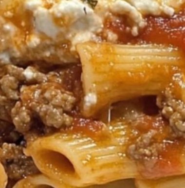 ultimate baked ziti with ground beef and ricotta a cheesy hearty comfort food recipe