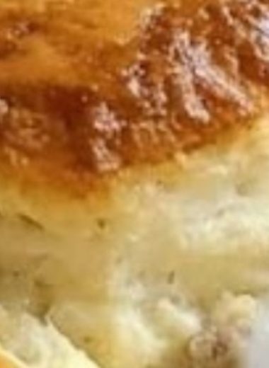 ultimate biscuits and gravy breakfast casserole with sausage and egg a hearty brunch recipe