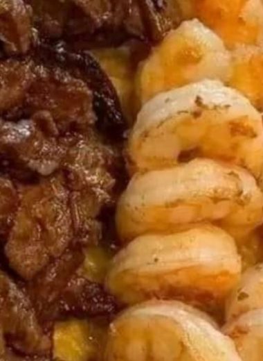 ultimate cajun shrimp chicken and steak alfredo pasta recipe