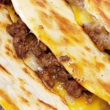 ultimate cheesy beef quesadilla recipe easy melty and delicious