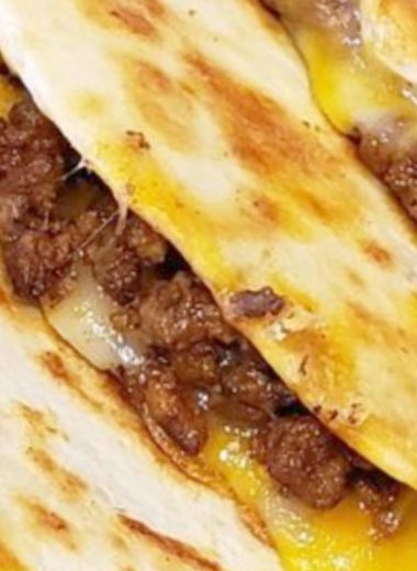 ultimate cheesy beef quesadilla recipe easy melty and delicious