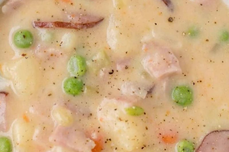 ultimate creamy ham and potato soup recipe stovetop crockpot and instant pot methods