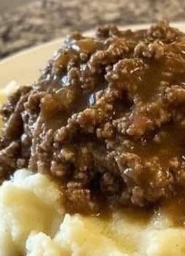 ultimate ground beef and gravy over mashed potatoes recipe easy hearty comfort food