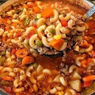 ultimate hearty hamburger soup recipe comfort in a bowl
