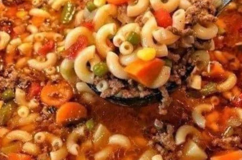 ultimate hearty hamburger soup recipe comfort in a bowl
