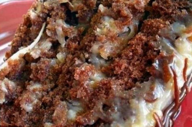ultimate homemade german chocolate cake recipe with coconut pecan frosting