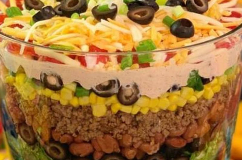 ultimate layered taco salad recipe easy flavorful and perfect for crowds