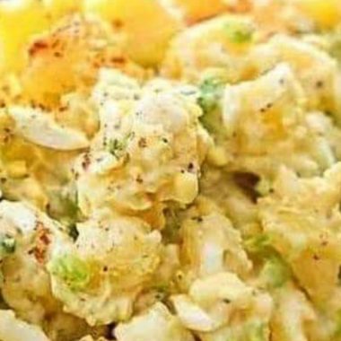 ultimate loaded baked potato salad recipe creamy cheesy and bacon packed delight