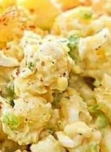 ultimate loaded baked potato salad recipe creamy cheesy and bacon packed delight