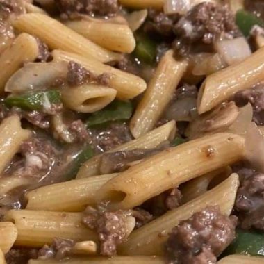 ultimate philly cheesesteak pasta recipe a hearty twist on a classic