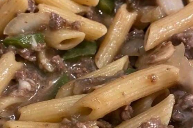 ultimate philly cheesesteak pasta recipe a hearty twist on a classic