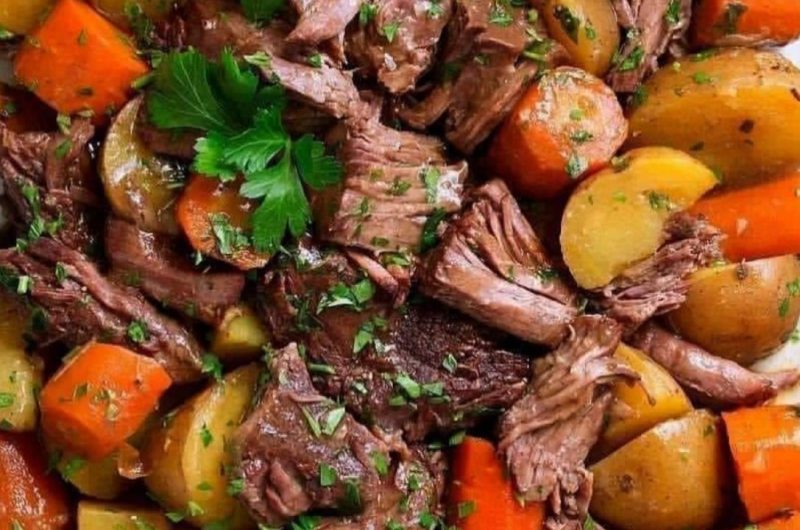 ultimate slow cooked pot roast recipe tender beef with root vegetables