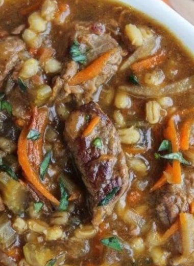 ultimate slow cooker beef barley soup hearty comfort food recipe