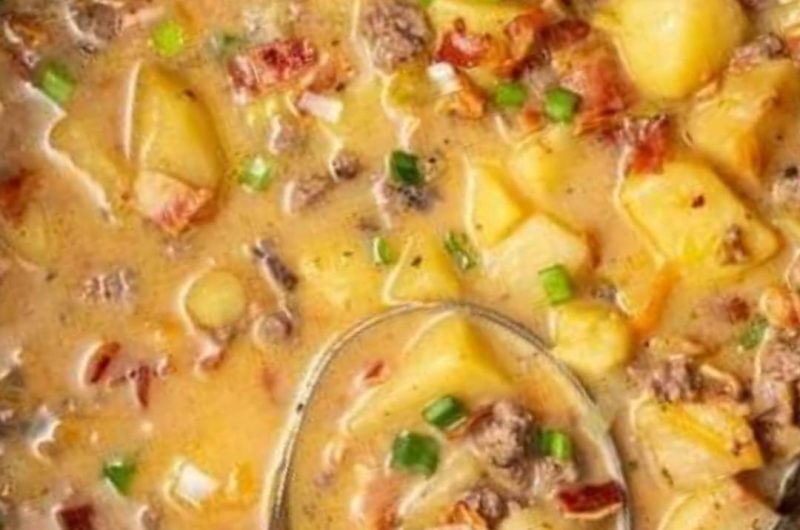 ultimate slow cooker creamy potato bacon soup recipe easy gluten free and family friendly