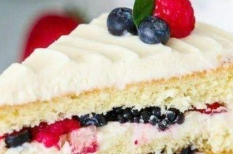 ultimate soft sponge cake with mascarpone cream and berry layer a decadent dessert recipe 1