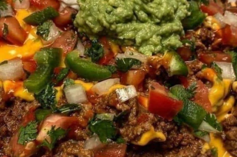 ultimate super nacho platter recipe easy cheesy and loaded with flavor