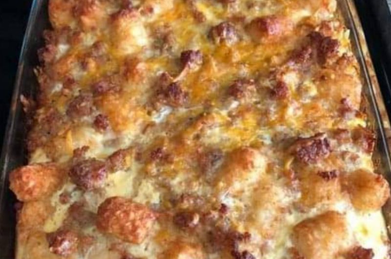 ultimate tater tot casserole recipe easy cheesy and family approved