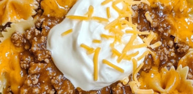 zesty honey bbq ranch beef bowtie bake a flavorful easy to make casserole